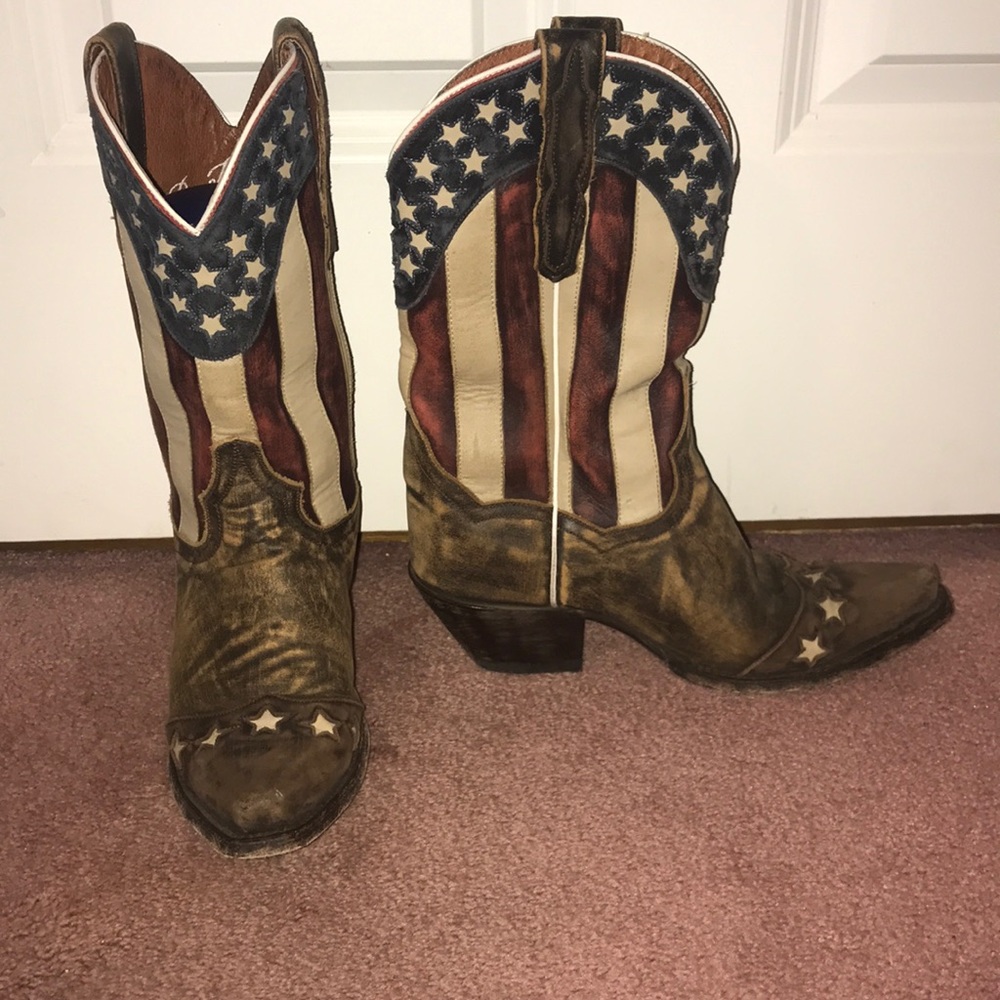 Dan Post American Flag Boots (women’s)